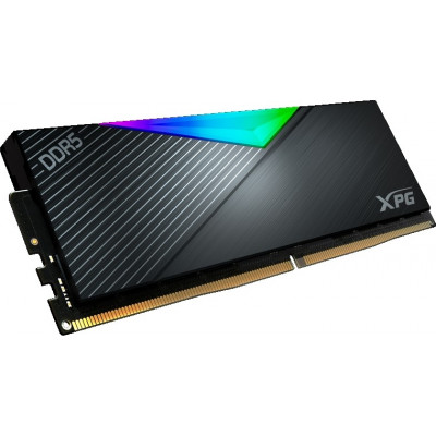 اداتا | بطاقة ذاكرة  | DDR5 5200 LANCER RGB 16GB اسود - ابيض