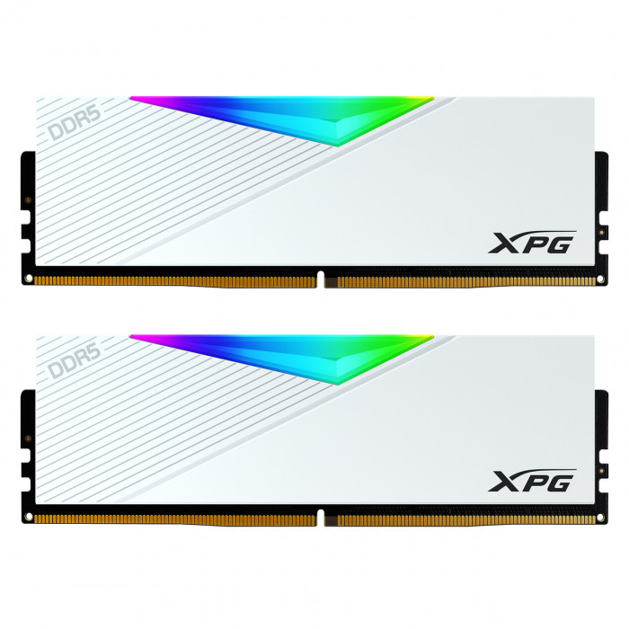اكس بي جي | بطاقة ذاكرة | DDR5 6000 LANCER RGB 2x16 White | AX5U6000C4016G-DCLARWH