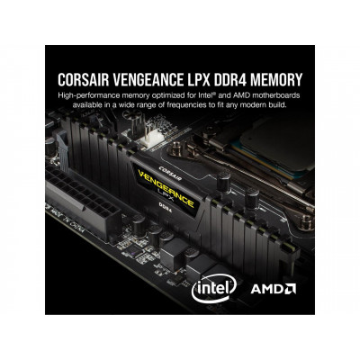 كورسير | ذاكرة |  Vengeance LPX 64GB (2 x 32GB) 288-Pin DDR4 SDRAM DDR4 3200 (PC4 25600) Intel XMP 2.0  | CMK64GX4M2E3200C16