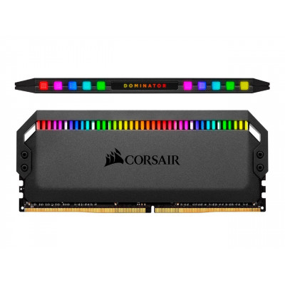 كورسير | ذاكرة | DOMINATOR® PLATINUM RGB 32GB (2 x 16GB) DDR4 DRAM 3200MHz C16 Memory Kit | CMT32GX4M2E3200C16