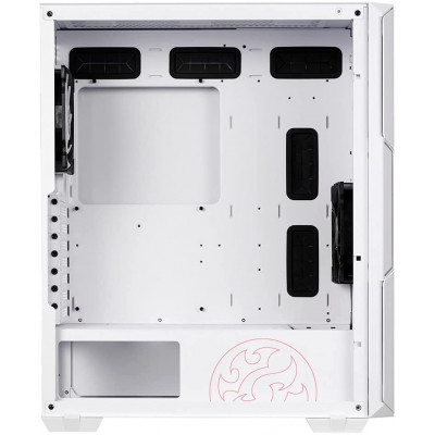 اكس بي جي | Computer Case | STARKER AIR Mid-Tower ATX PC Case with Front Mesh Panel and ARGB Light Effect White | STARKERAIR-WHCWW