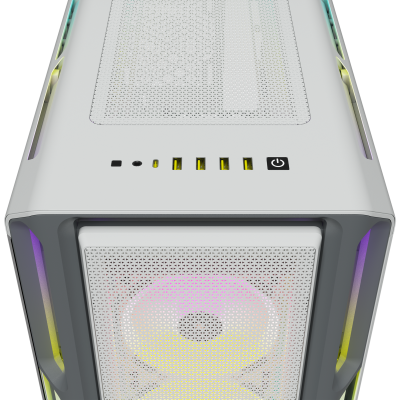 كورسير |  صندوق الكمبيوتر  |  iCUE 5000T RGB Mid-Tower — White | CC-9011231-WW