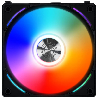 ليان لي |  UNI FAN AL120 RGB BLACK 3X 12CM fan back with controller  | 12AL3B