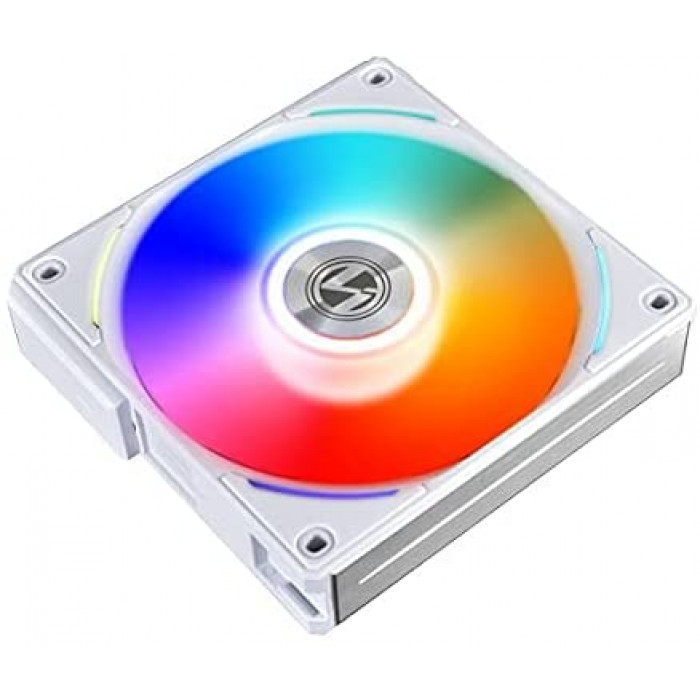 Lian Li | UNI FAN AL120 Digital Addressable RGB 120 Fan ، حزمة واحدة ، أبيض |12AL1W