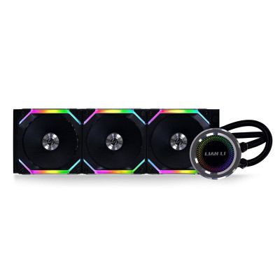 ليان لي | Galahad 360 ARGB UNI Fan SL Edition - مبرد معالج سائل أسود الكل في واحد / AIO | G89.GA360SLB.01.005