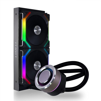 ليان لي | Galahad 240 UNI Fan SL Edition - مبرد سائل أسود الكل في واحد لوحدة المعالجة المركزية / AIO | G89.GA240SLB.01