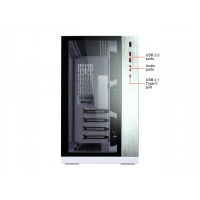ليان لي | صندوق كمبيوتر O11 Dynamic White Mid-Tower | G99.O11DW.00