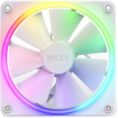 ان زد اكس تي | مروحة | NZXT RGB Single F120 mm Fan White | RF-R12SF-W1	