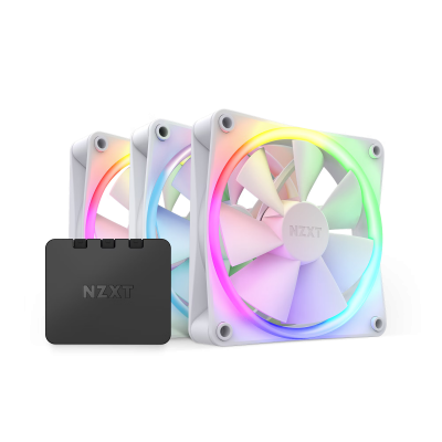 ان زد اكس تي | مروحة | NZXT RGB Triple Pack F120mm Fan White | RF-R12TF-W1	