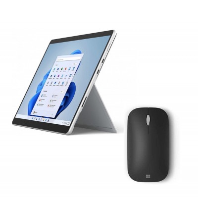 مايكروسوفت | Surface Pro 8 i5 8GB 256RAM مع MS Modern Mobile Mouse B-tooth (هدية) | 8PN-00007 + KTF-00014
