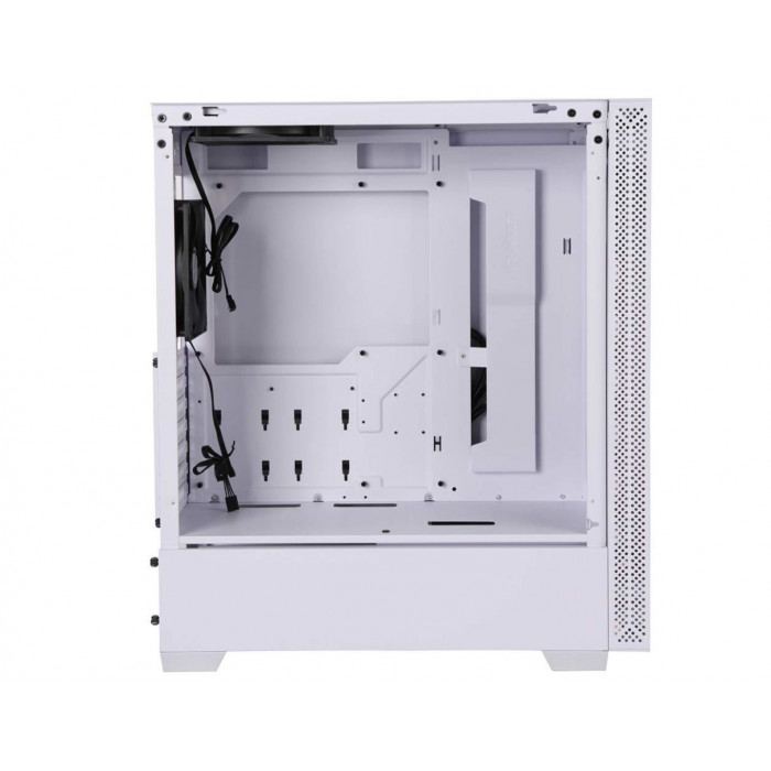  ليان لي | صندوق للكمبيوتر | Lancool 205 Mid-Tower Chassis ATX , Side Ventilation and 2x120mm Pre-Installed Fan Case - White I G99.OE743W.10	