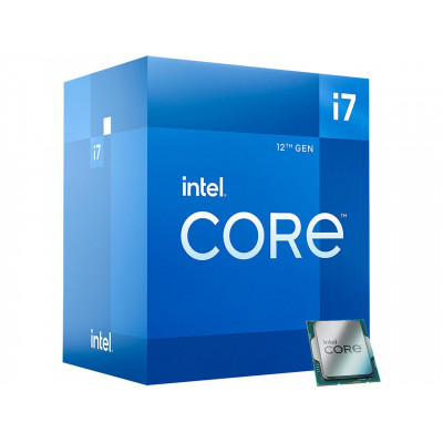 انتل | معالج الكمبيوتر Core i7-12700 - Core i7 12th Gen Alder Lake 12-Core (8P+4E) 2.1 GHz LGA 1700 65W Intel UHD Graphics 770 | BX8071512700