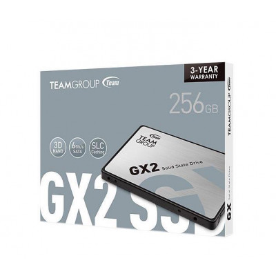 TEAMGROUP| محرك الاقراص الصلبة |   GX2 2.5" 256GB SATA III | T253X2256G0C101