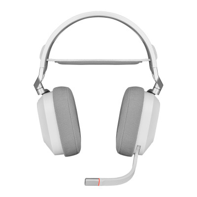 كورسير | سماعة الألعاب HS80 RGB WIRELESS Premium مع صوت مكاني - أبيض | CA-9011236-EU