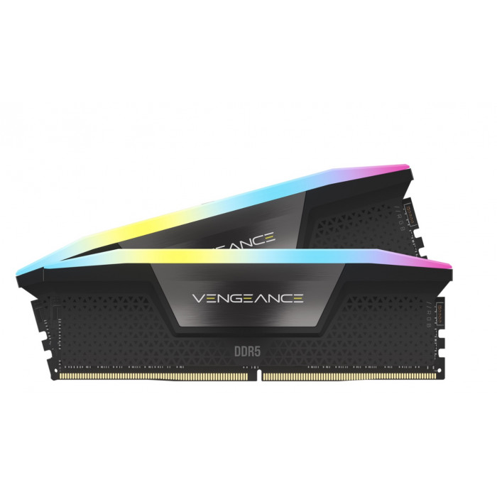كورسير | بطاقة ذاكرة | VENGEANCE® RGB 32GB (2x16GB) DDR5 DRAM 5200MT/s C40 AMD EXPO Memory Kit | CMH32GX5M2B5200Z40K