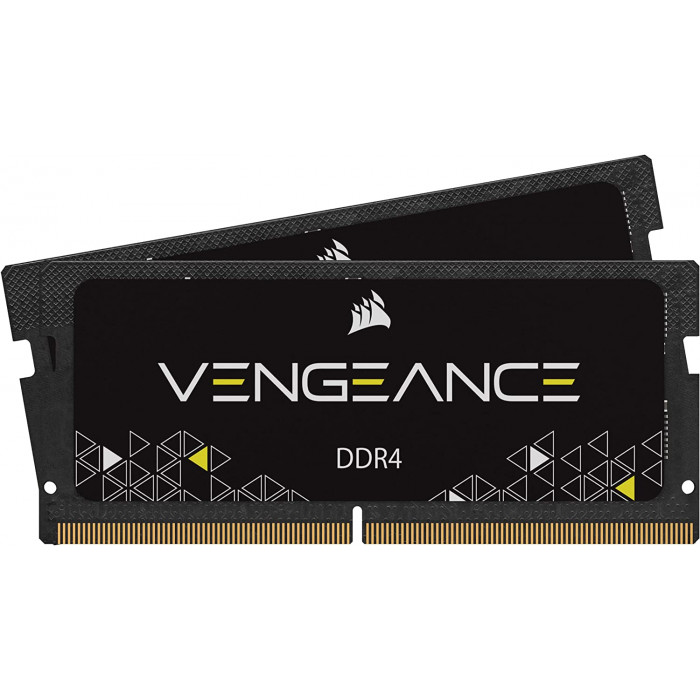 كورسير | بطاقة ذاكرة | Vengeance 32GB (2 x 16GB) 260-Pin DDR4 SO-DIMM DDR4 3200 (PC4 25600) Laptop Memory Model | CMSX32GX4M2A3200C22