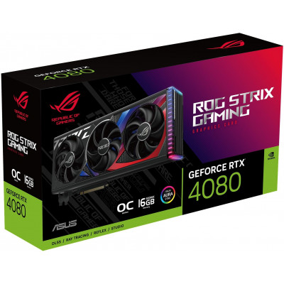 اسوس| بطاقة رسومات| ROG Strix GeForce RTX 4080 16GB GDDR6X OC Edition | 90YV0IC0-M0NA00
