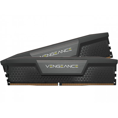 كورسير | بطاقة ذاكرة | VENGEANCE® 32GB (2x16GB) DDR5 DRAM 6000MHz C40 Memory Kit — Black | CMK32GX5M2B6000C40