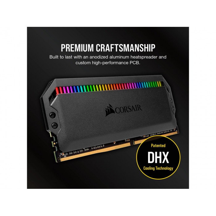 كورسير | بطاقة ذاكرة | DOMINATOR® PLATINUM RGB 32GB (2x16GB) DDR5 DRAM 5200MT/s C40 AMD EXPO Memory Kit | CMT32GX5M2B5200Z40