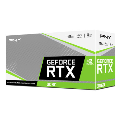 بي ان واي |  GeForce RTX 3060 12GB VERTO Dual Fan بطاقة رسومات | VCG306012DFBPB1