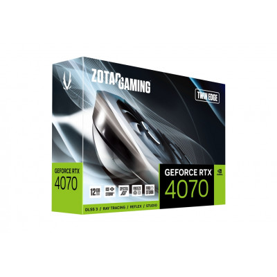 زوتاك | بطاقة رسومات GAMING GeForce RTX 4070 Twin Edge بسعة 12 جيجابايت GDDR6X | ZT-D40700E-10M