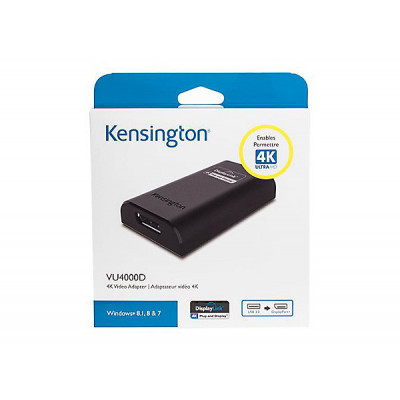  محول الفيديو K4 لعرض VU4000D USB 3.0 كنسينغتون 