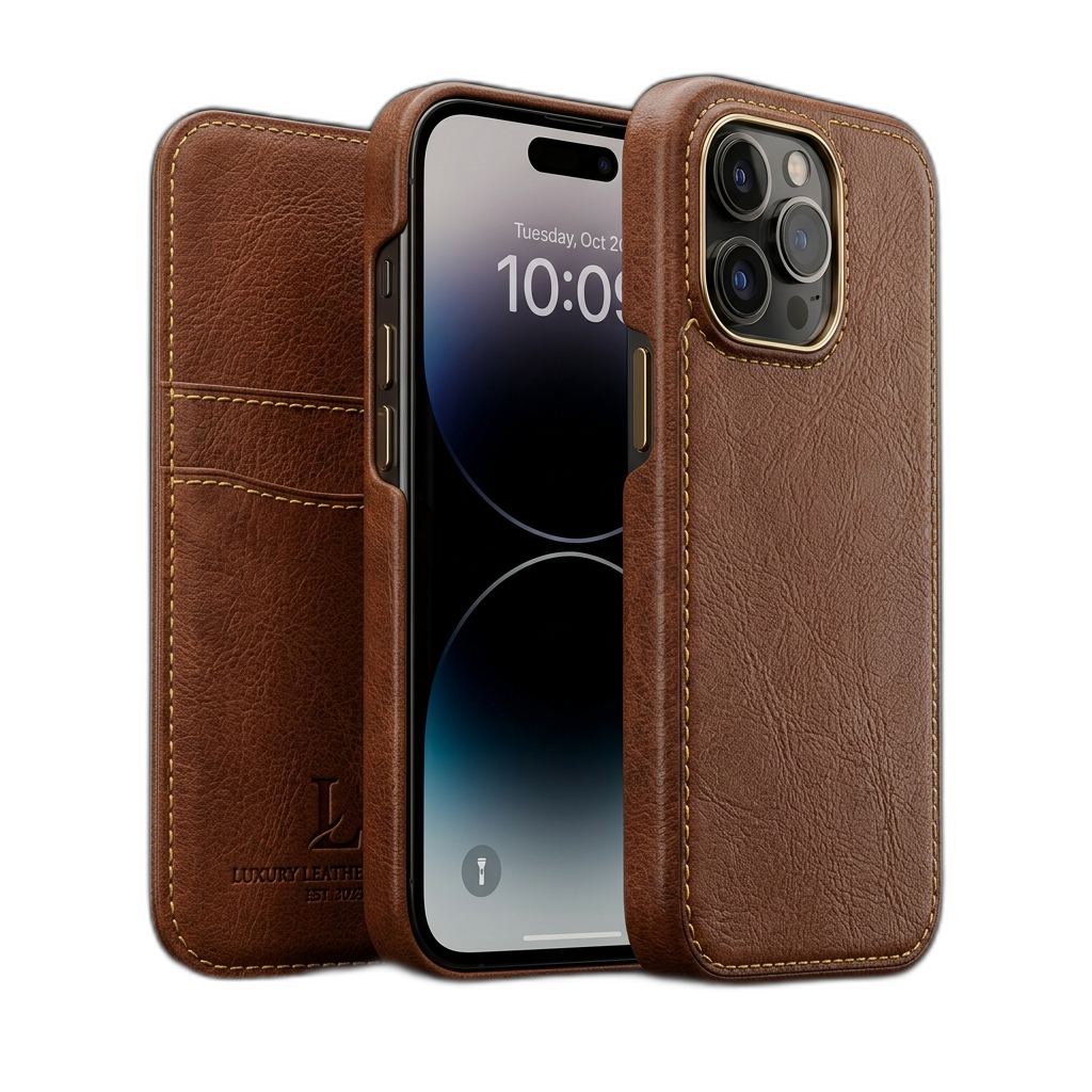 iPhady Luxury Leather iPhone Case 3D